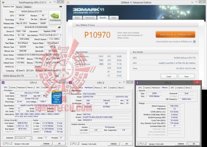 11 770 719x511 Intel Core i7 4770K 4th Generation and INTEL DZ87KLT 75K Review