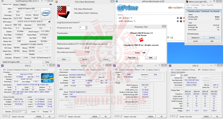 all bechmark 720x386 Intel Core i7 4770K 4th Generation and INTEL DZ87KLT 75K Review