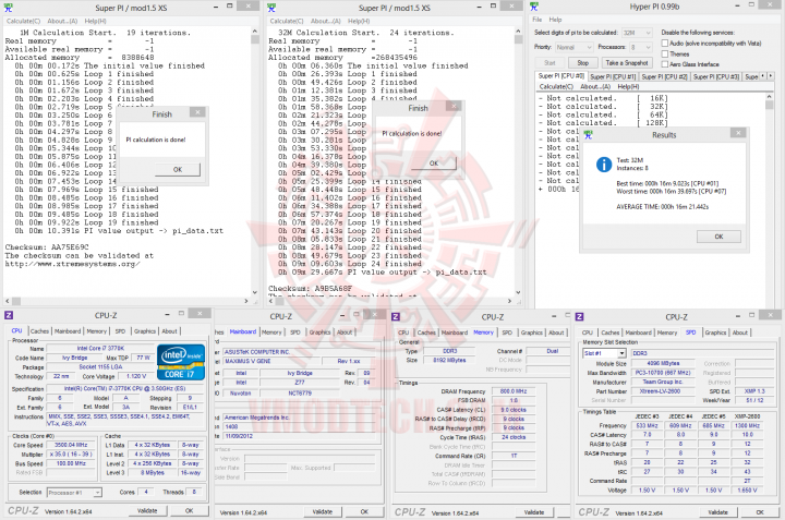 superpi 01 720x477 Intel Core i7 4770K 4th Generation and INTEL DZ87KLT 75K Review