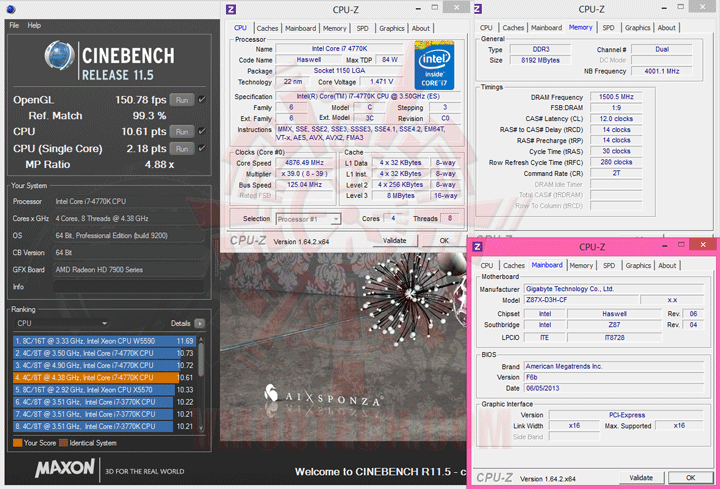 c115 GIGABYTE GA Z87X D3H Motherboard Review