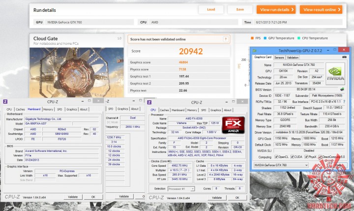 cloud gate oc2 720x429 Palit GeForce GTX 760 JETSTREAM 2048MB DDR5 