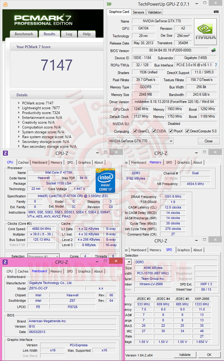 pcm7 GIGABYTE GA Z87X OC Motherboard Review