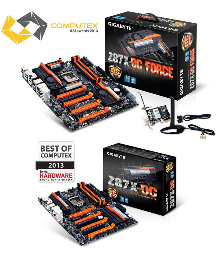 05 GIGABYTE คว้ารางวัลอุตสาหกรรมยอดเยี่ยมในงาน Computex 2013 ตอกย้ำความเป็นผู้นำด้วยรางวัล Computex Design & Innovation Awards และ Tom’s Hardware Best of Computex 