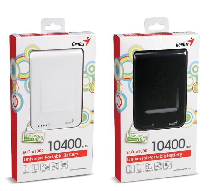 packaging ECO u500 / ECO u700 / ECO u1000  Power Bank อเนกประสงค์คุณภาพสูง มาพร้อมกับเซลแบตเตอร์รี่เกรด A จาก Samsung