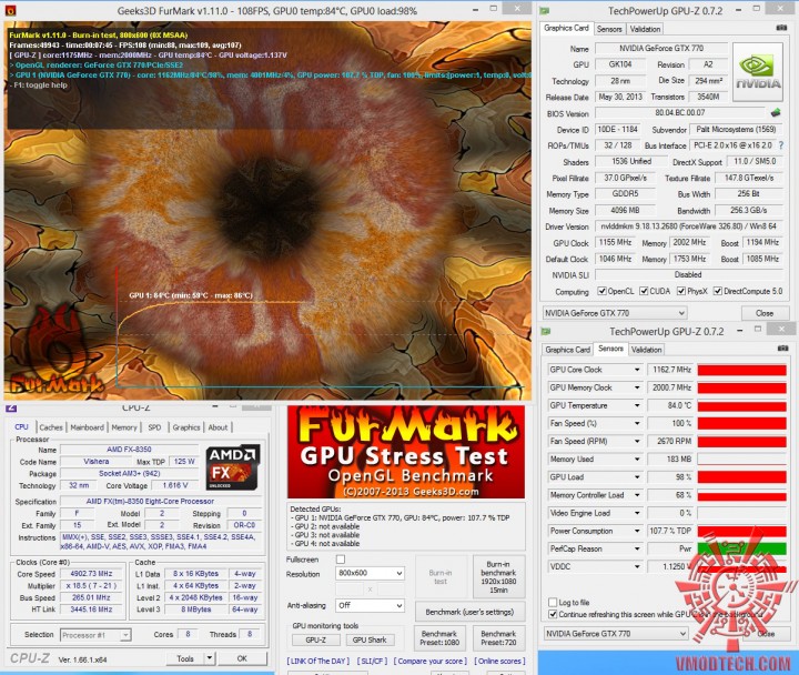 furmark oc 720x608 PALIT GeForce GTX 770 JETSTREAM 4096MB GDDR5 