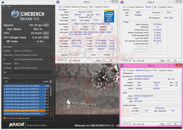 c1151 ASUS ROG MAXIMUS VI IMPACT Motherboard Review