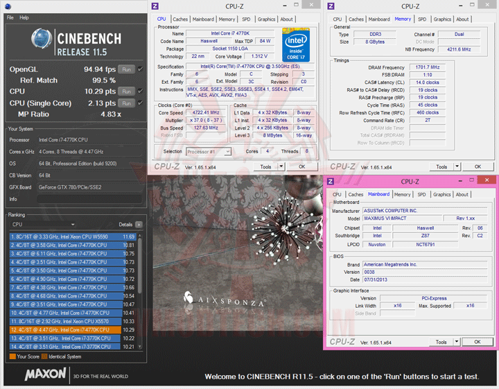 c1154 ASUS ROG MAXIMUS VI IMPACT Motherboard Review