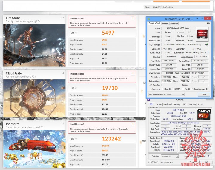 3dmark 720x570 AMD RADEON R9 270X