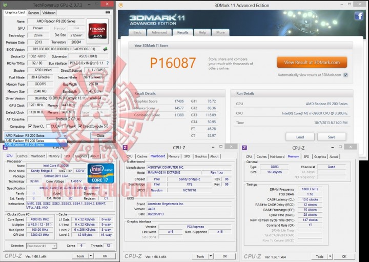 10 7 2013 8 29 58 pm 720x511 ASUS Radeon R9 270X DirectCU II Top CrossFire Performance Review