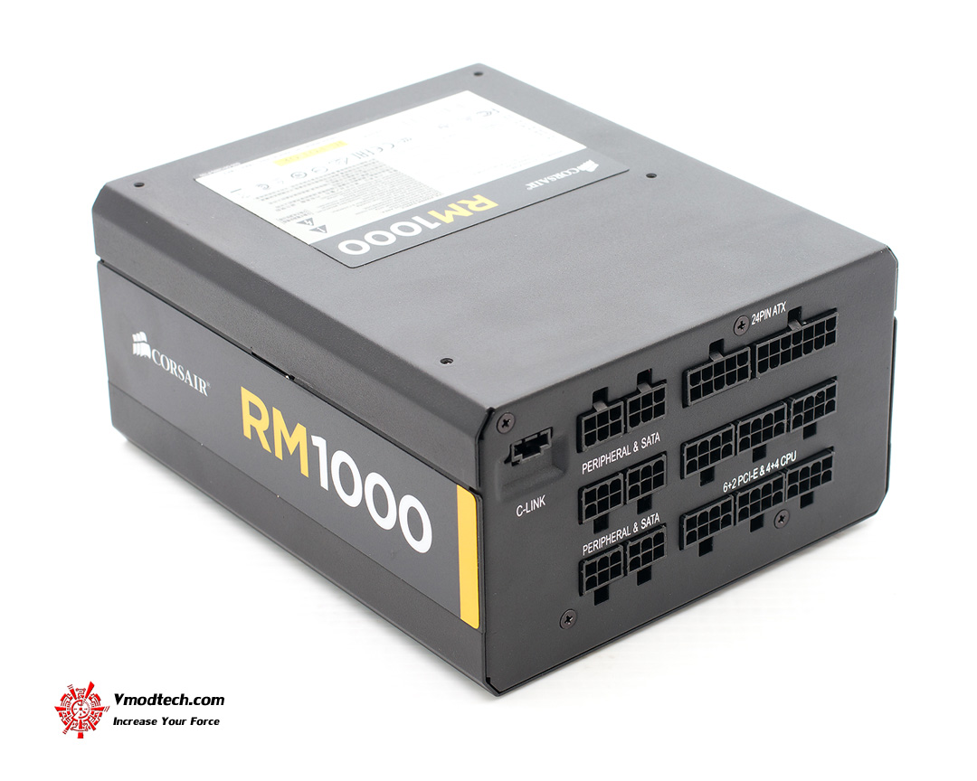 RM Series™ RM1000 — 1000 Watt 80 PLUS® Gold Certified Fully Modular PSU (AU  Plug)