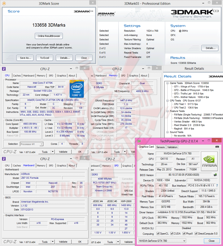 03 3 NVIDIA GeForce GTX 780 Ti ท้าไฝว้ 5 กราฟฟิคการ์ดรุ่นยักษ์