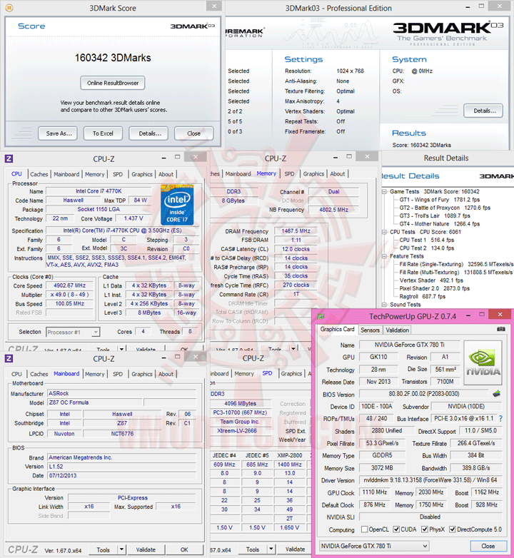 03 8 NVIDIA GeForce GTX 780 Ti ท้าไฝว้ 5 กราฟฟิคการ์ดรุ่นยักษ์