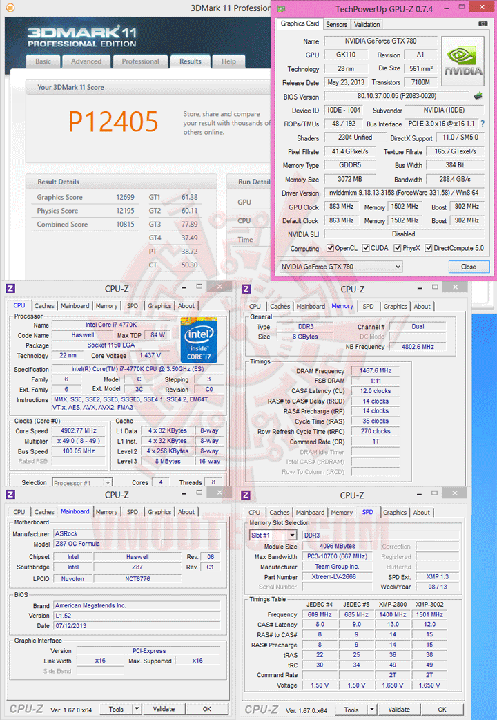 11 3 NVIDIA GeForce GTX 780 Ti ท้าไฝว้ 5 กราฟฟิคการ์ดรุ่นยักษ์