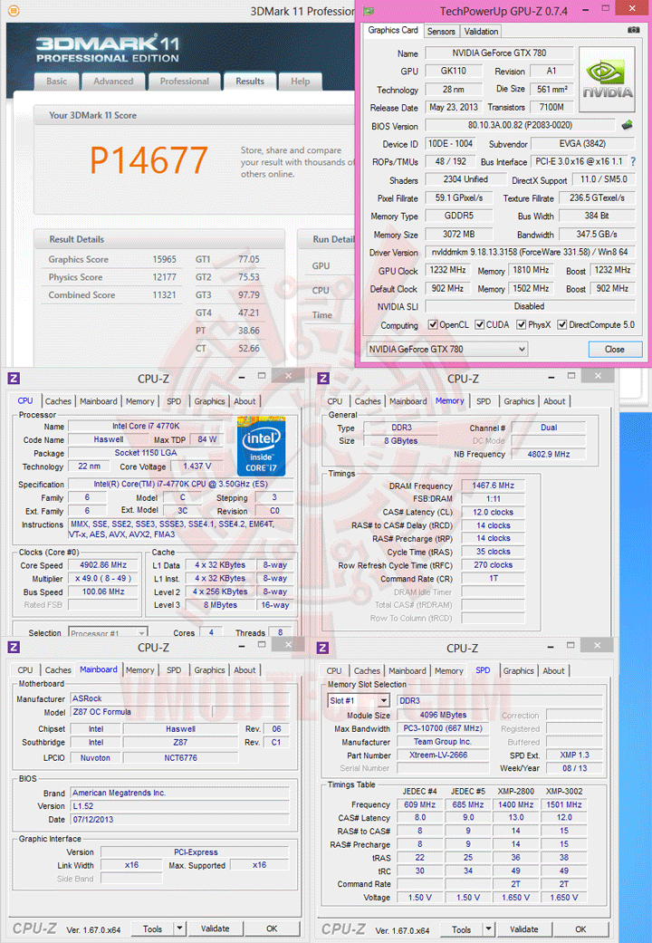 11 4 NVIDIA GeForce GTX 780 Ti ท้าไฝว้ 5 กราฟฟิคการ์ดรุ่นยักษ์