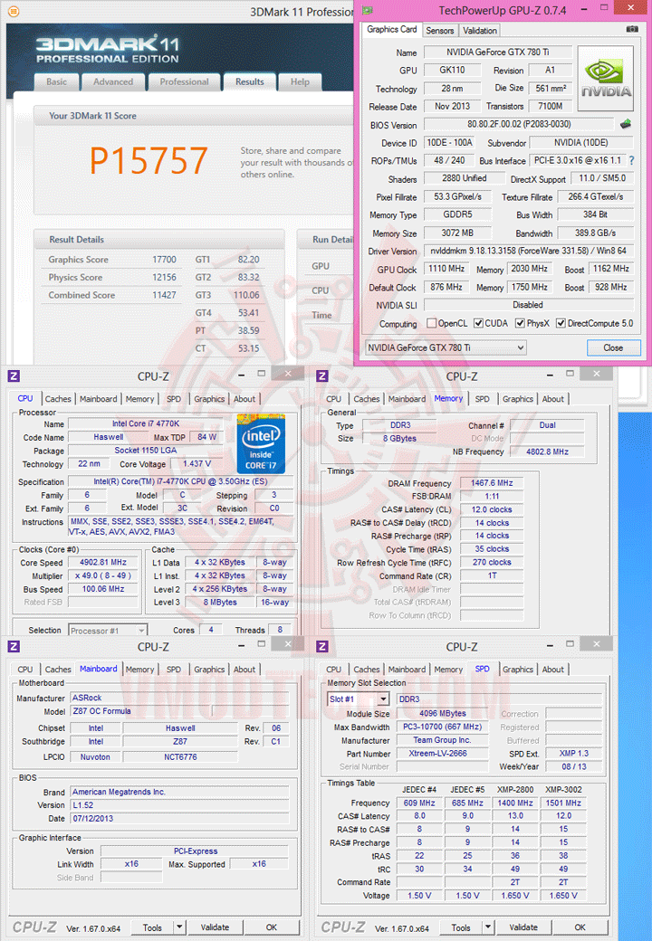 11 8 NVIDIA GeForce GTX 780 Ti ท้าไฝว้ 5 กราฟฟิคการ์ดรุ่นยักษ์