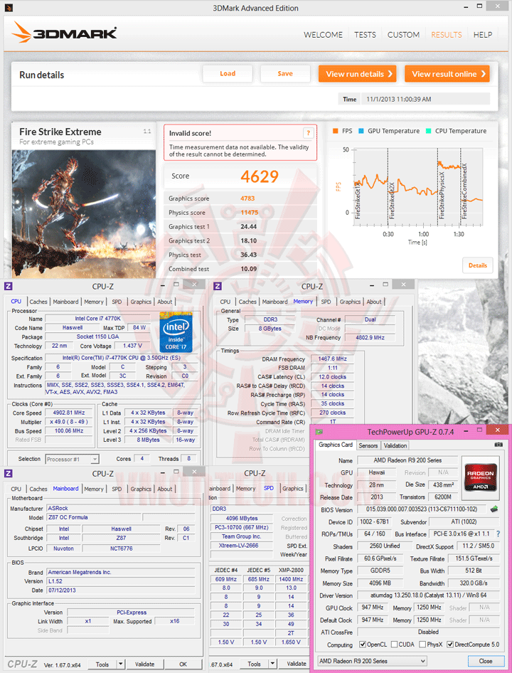 13x 1 NVIDIA GeForce GTX 780 Ti ท้าไฝว้ 5 กราฟฟิคการ์ดรุ่นยักษ์