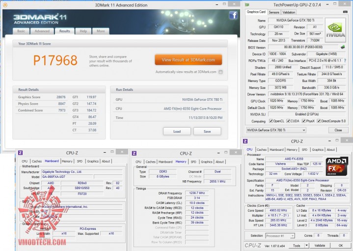 11 719x511 NVIDIA GeForce GTX 780 Ti SLI ON AMD FX 8350