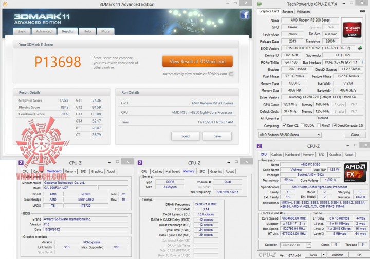 11 oc 720x505 AMD RADEON R9 290 ON AMD FX 8350 Performace Test