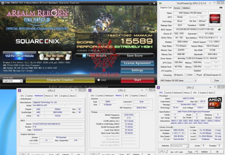 ff oc 720x496 AMD RADEON R9 290 ON AMD FX 8350 Performace Test