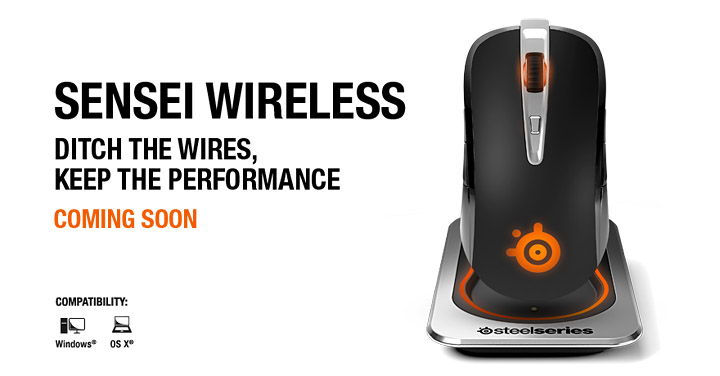 senseiwireless carousel STEELSERIS เปิดตัว SENSEI WIRELESS สุดยอดเมาส์ปรมาจารย์แบบไร้สาย 