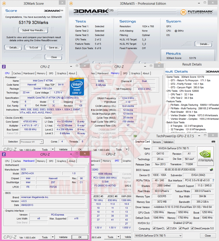 05 ECS L337 GANK DRONE Z87H3 A3X Motherboard Review