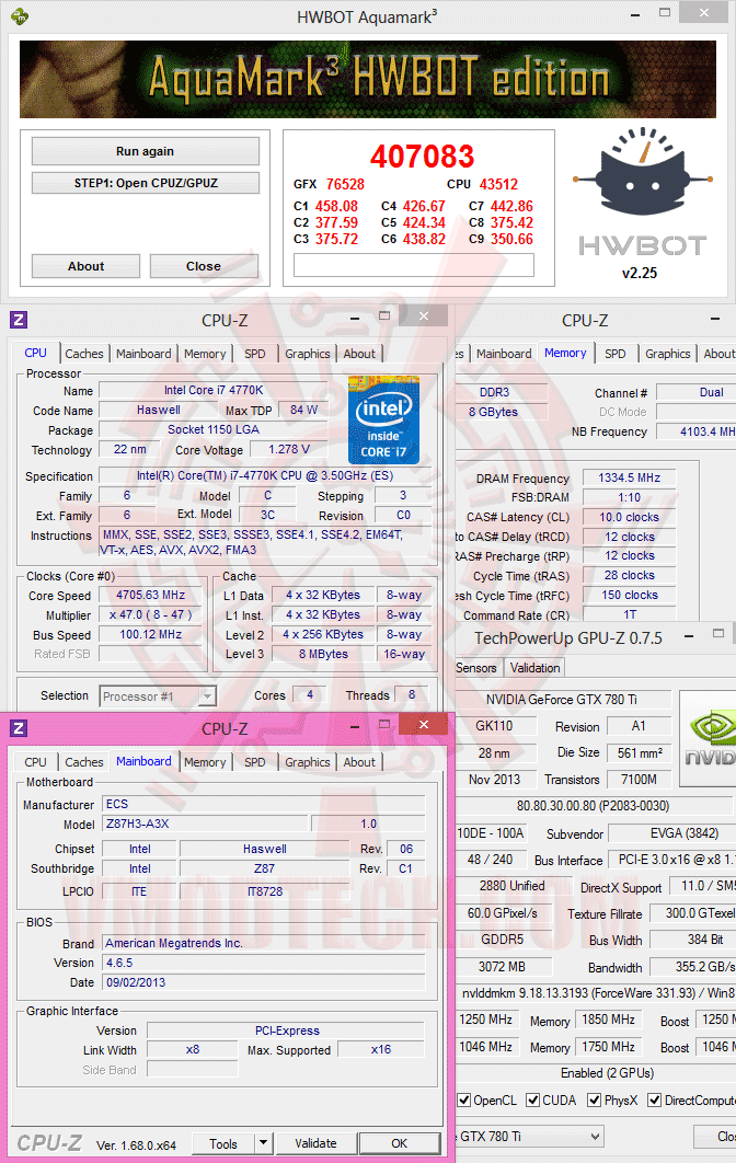 15 ECS L337 GANK DRONE Z87H3 A3X Motherboard Review