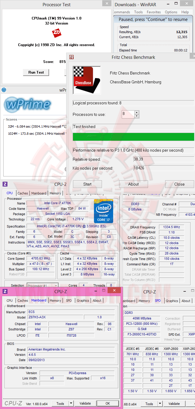 v ECS L337 GANK DRONE Z87H3 A3X Motherboard Review