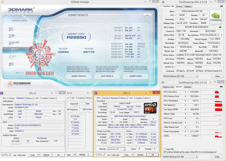 vt oc 720x514 ASUS GTX 760 DirectCU II OC 