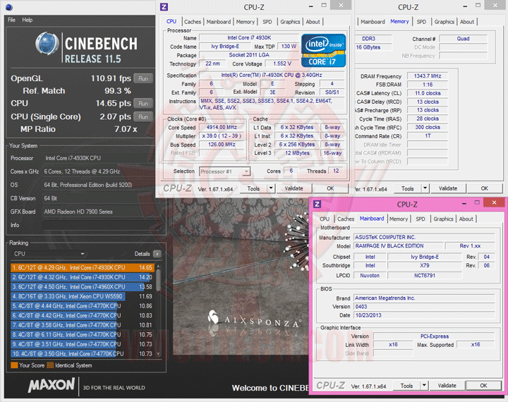 c115 ASUS RAMPAGE IV BLACK EDITION Motherboard Review