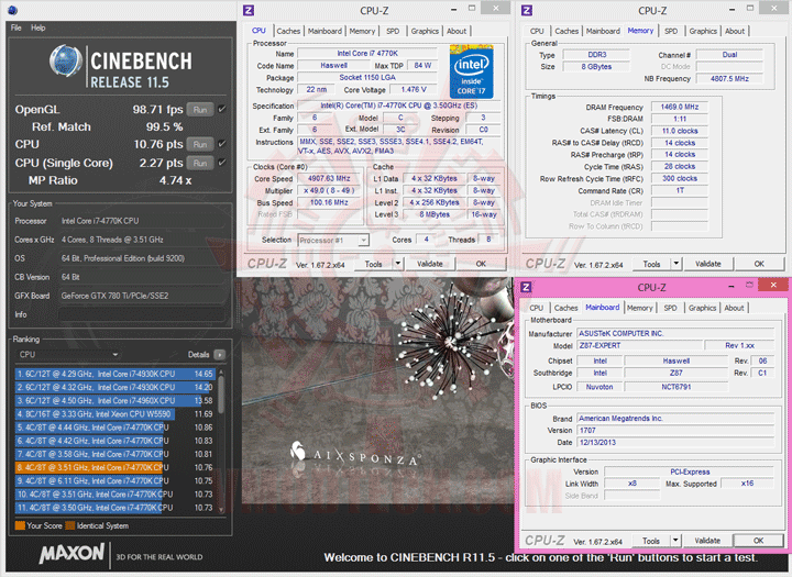 c115 ASUS Z87 EXPERT Motherboard Review