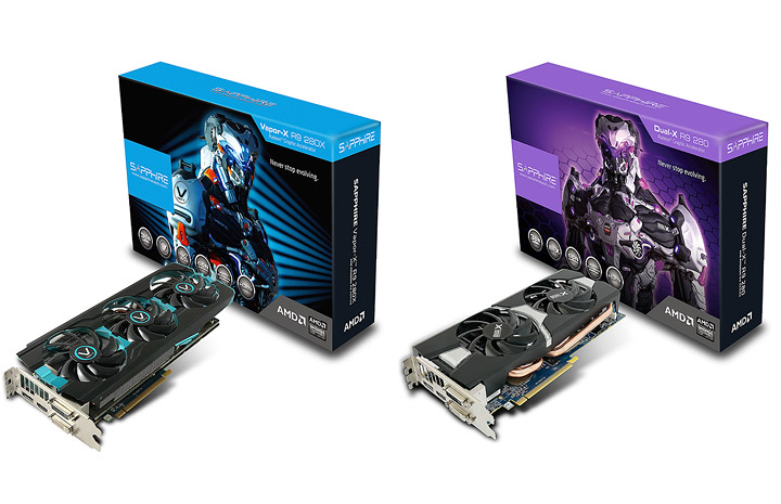 011 SAPPHIRE STRENGTHENS R9 GRAPHICS SERIES  NEW R9 280 Dual X and R9 280X Vapor X models