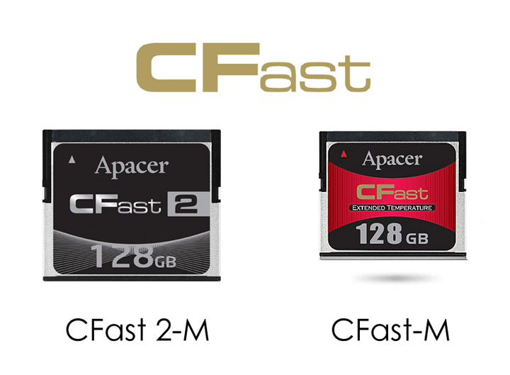 cfast card Apacer โชว์ล้ำ เปิดตัว CFast 2.0 เมมโมรี่การ์ดความเร็วสูง SATA 3.0 (6Gb/s) เกรดอุตสาหกรรม