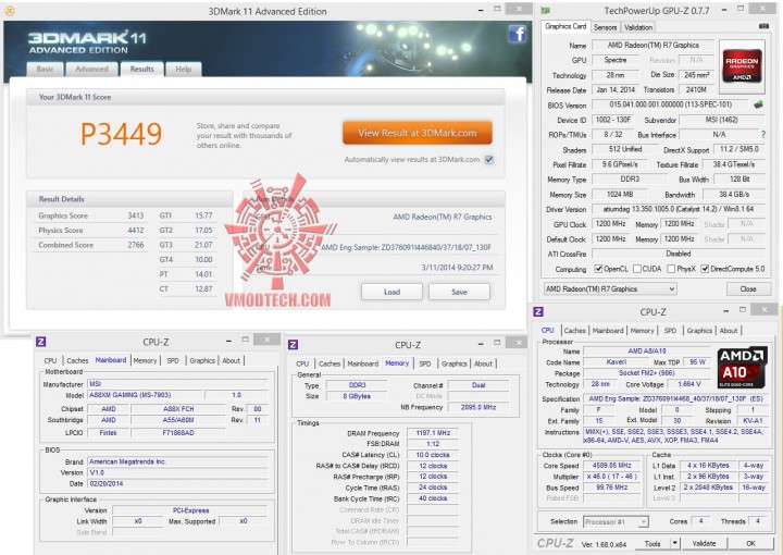 3dmark11 720x510 MSI A88XM GAMING