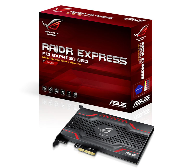 raidr 1 ASUS เปิดตัว ROG RAIDR Express SSD มาตรฐานใหม่สำหรับการเก็บข้อมูล