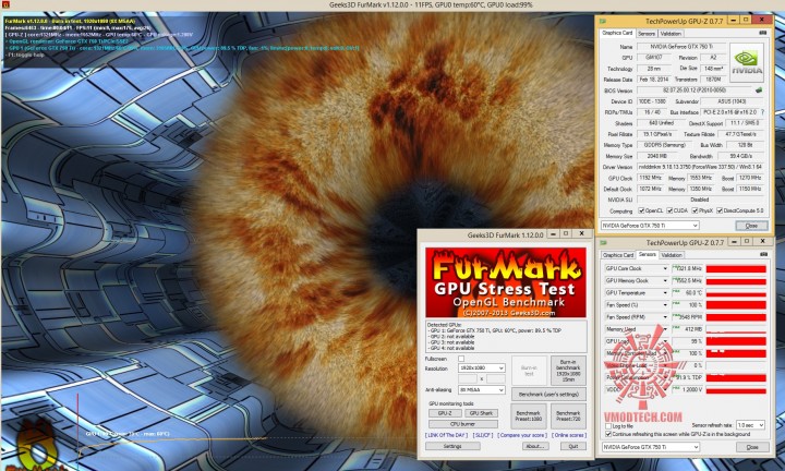 furmark oc 720x432 ASUS GTX750TI OC 2GD5