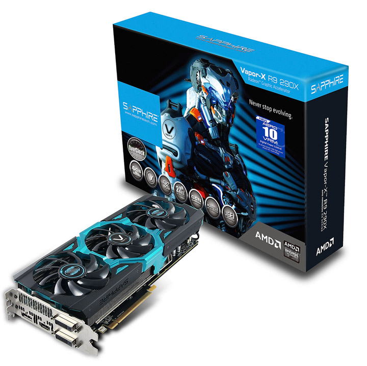 015 SAPPHIRE R9 290X Vapor X OC