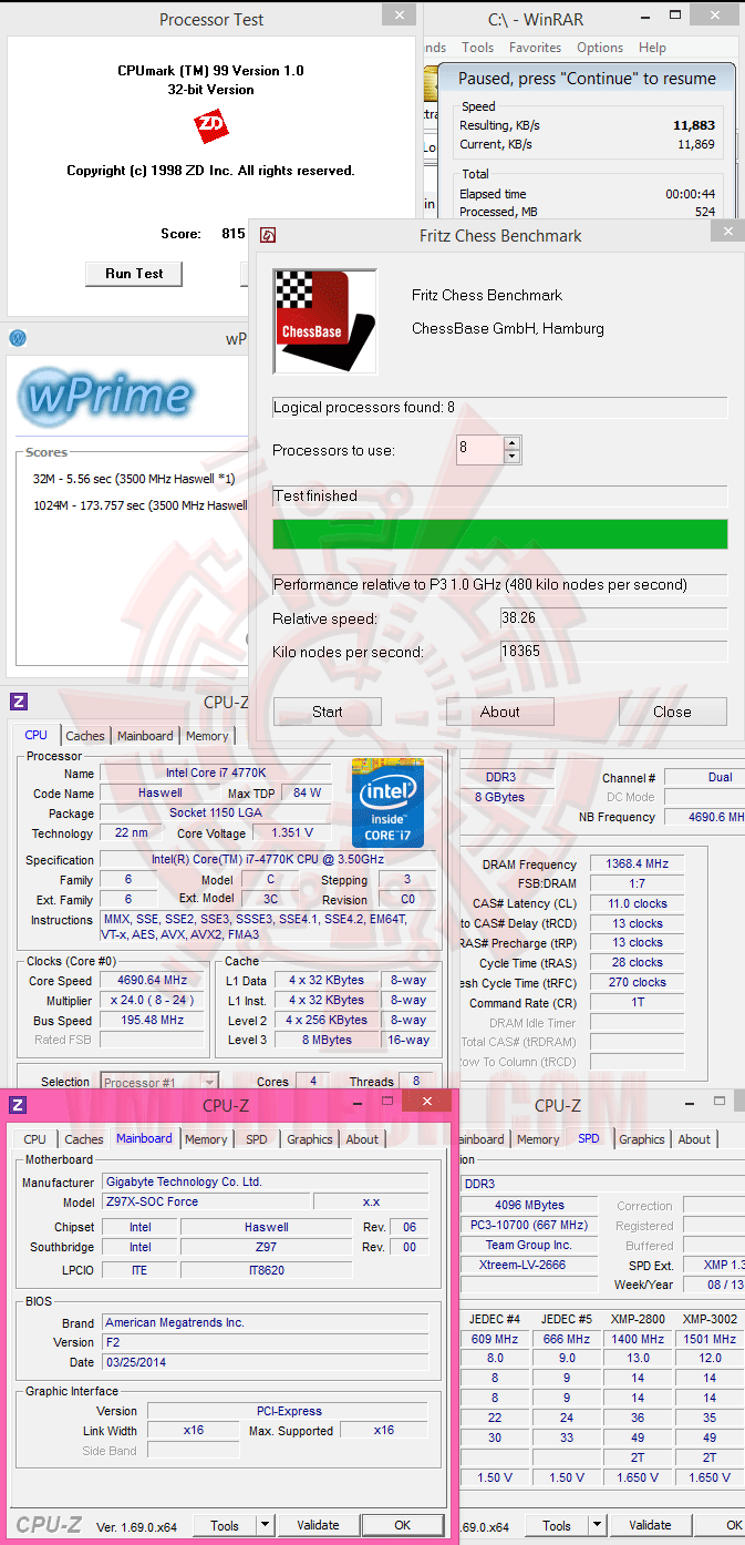 v 2 GIGABYTE Z97X SOC Force Motherboard Review PART II