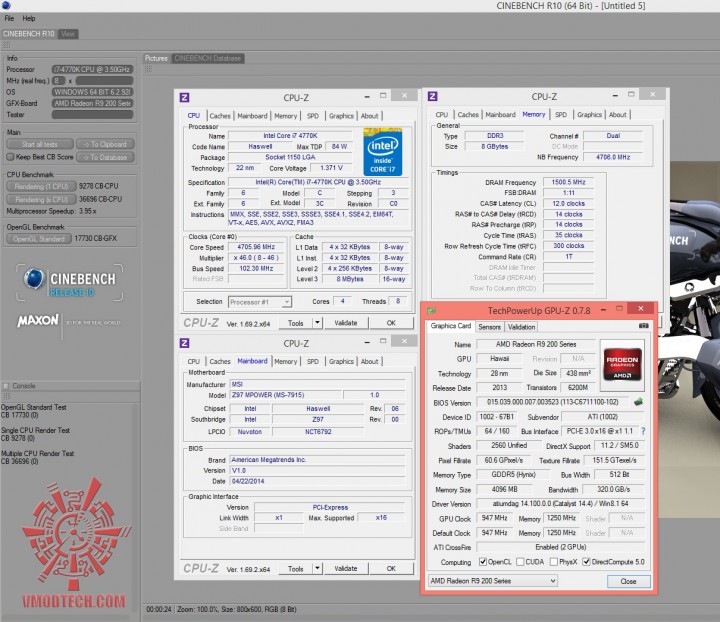 cine10 720x622 MSI Z97 MPOWER Motherboard Review