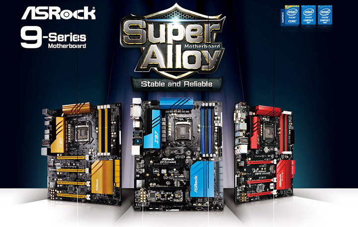 012 ASRock เปิดตัวเมนบอร์ด อินเทลซีรีส์ 9Super Alloy “เสถียรภาพและมั่นใจได้”