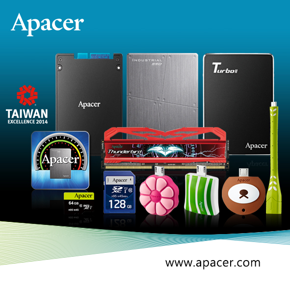 apacer product computex taipei 2014 Apacer ต่อยอดธุรกิจ cloud และ mobile fields พร้อมโชว์นวัตกรรมสุดล้ำ  ภายในงาน COMPUTEX TAIPEI 2014  สัมผัสที่สุดแห่ง 3 ประสบการณ์ใหม่สำหรับผู้ใช้ได้ที่บูธ !