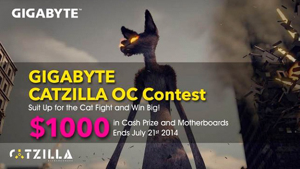 015 ขอเชิญร่วมสนุกในกิจกรรม GIGABYTE CATZILLA OC Contest บน HWBOT.ORG  ร่วมสนุกในกิจกรรมเพื่อลุ้นรับเงินรางวัล $1000 และเมนบอร์ดสุดไฮเทค