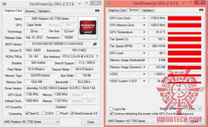 gpuz oc 720x444 MSI R7 250X 1GD5