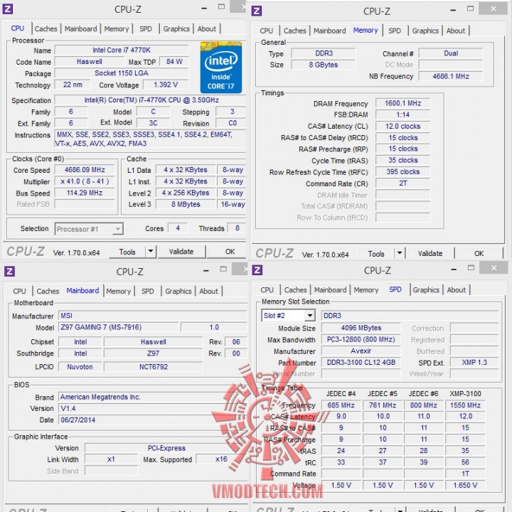 cpu 3200 720x720 AVEXIR CORE SERIES DDR3 3100 CL12 8GB