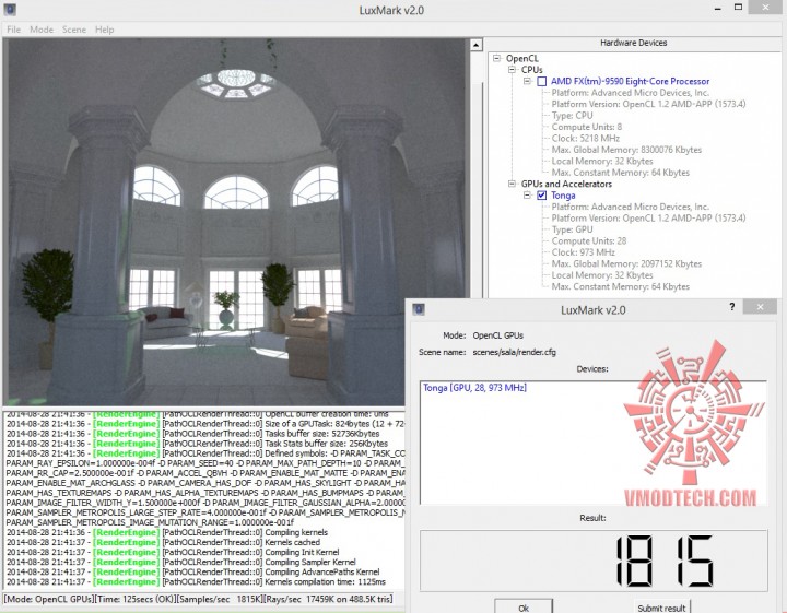 luxmark 720x561 AMD RADEON R9 285