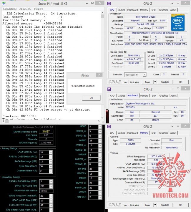 superpi32 649x720 GIGABYTE Z97 HD3