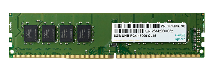 01 Apacer เปิดตัว DDR4 2133 U DIMM สู่มาตรฐานใหม่ของวงการ memory