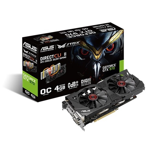 gtx970 “เอซุส” เปิดตัวกราฟิกการ์ดซีรีส์ Strix GTX 980 และ Strix GTX 970