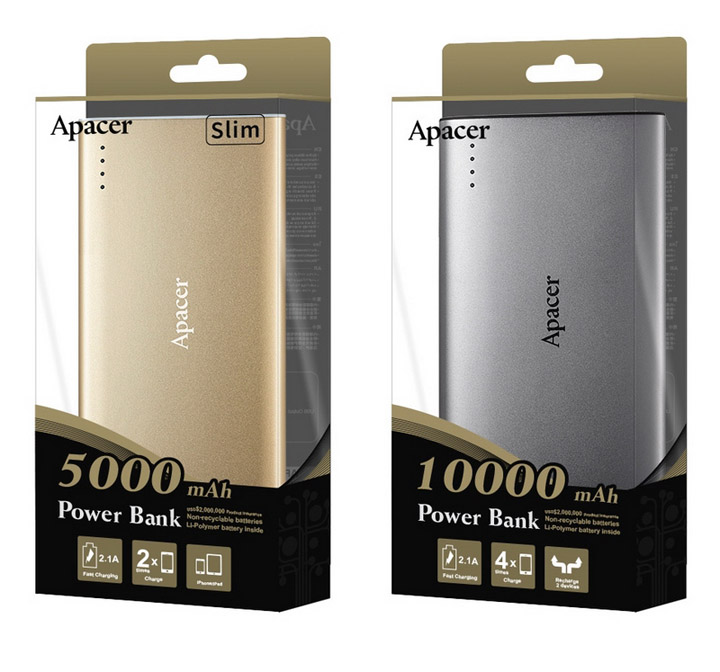 01 Apacer ภูมิใจนำเสนอ เพาเวอร์แบงค์ B510, B520  ที่มาพร้อมความทนทาน บางเบา ตอบโจทย์ไลฟ์สไตล์โมบายยุคใหม่