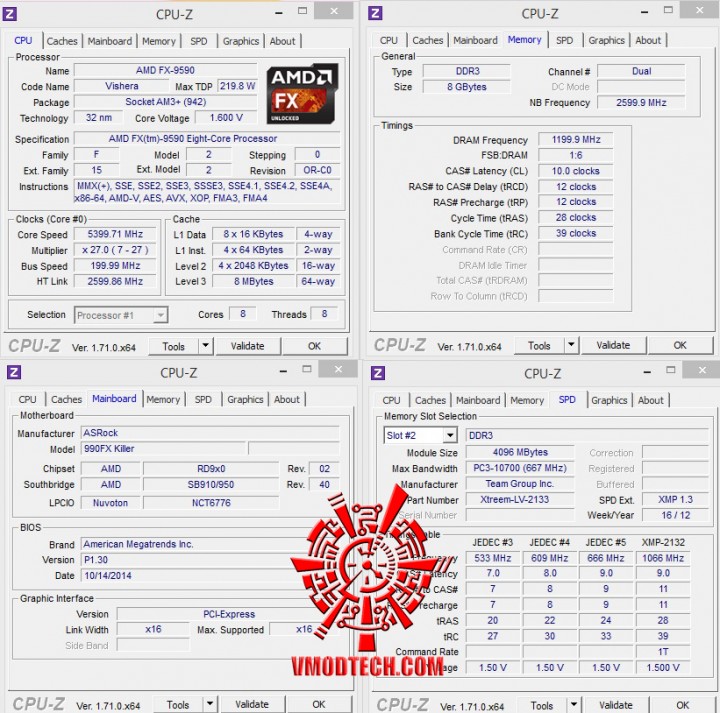 54 cpuid 720x713 ASRock Fatal1ty 990FX Killer