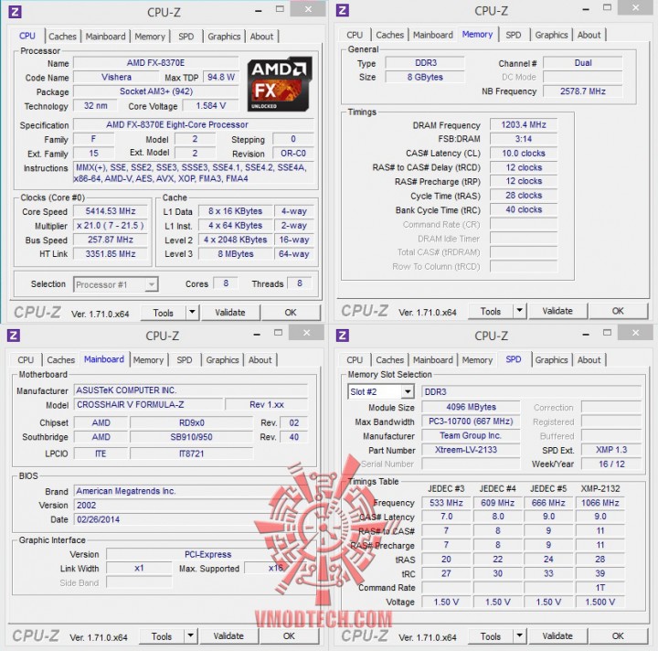 54 cpuid 720x712 AMD FX 8370E PROCESSOR REVIEW